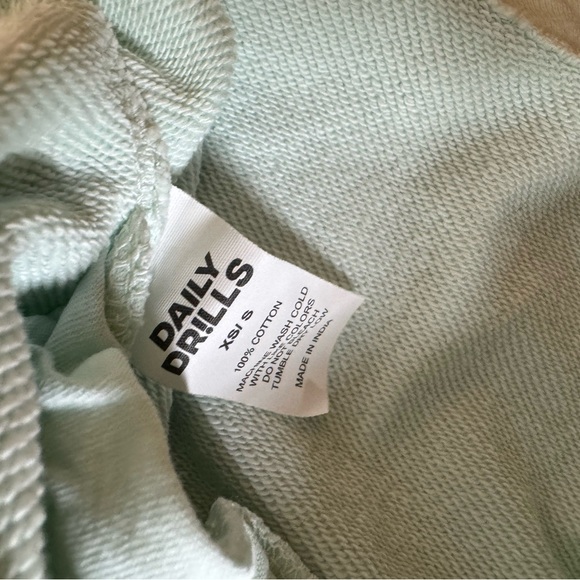 DAILY DRILLS 100% Cotton Drawstring Shorts in Surf Sz. XS/S - Picture 6 of 8